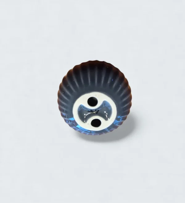 Kähler Hammershøi lysestager grå porcelæn – Hans‑Christian Bauer design, 2 stk.- fra bund