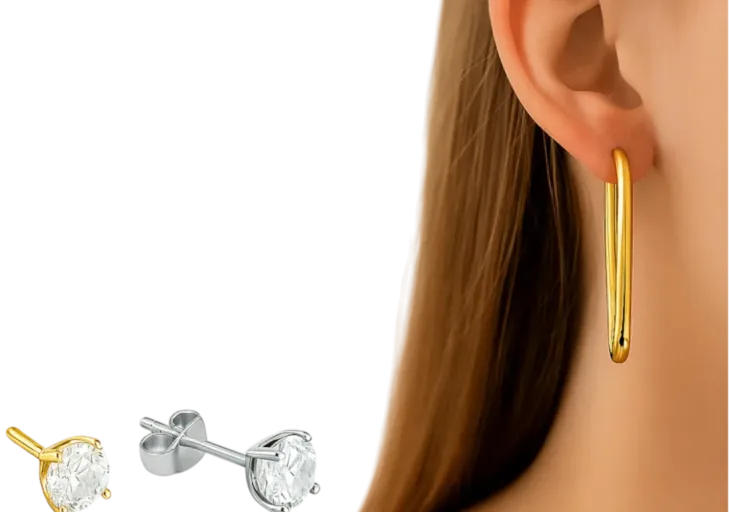 cowerbillede øreringe