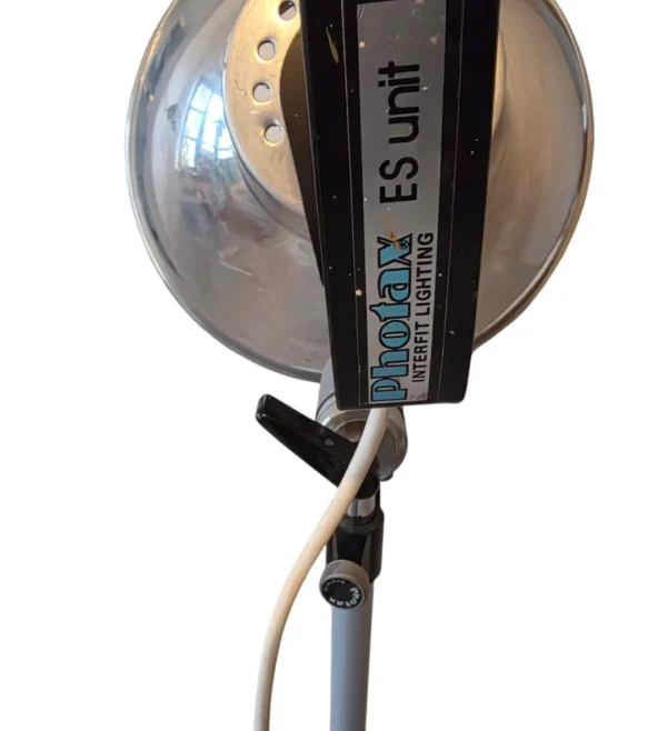 Photax ES Unit gulvlampe – industrielt design fra 1980’erne