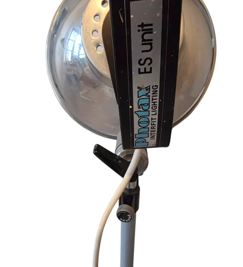 Photax ES Unit gulvlampe – industrielt design fra 1980’erne