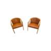 2 stole i læder