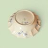 Musselmalet kantet skål Royal Copenhagen 1/141 i blå og hvid porcelæn-bund