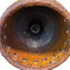 Vintage keramik pendel lampe brun -fatning