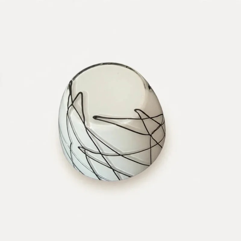 Herstal skål bund - retro dansk glas