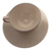 Blåkant 3042 kaffekop med underkop - oppe fra Royal Copenhagen