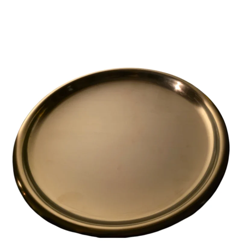 Stelton Cylinda-line serveringsbakke Ø 33,5 cm Arne Jacobsen rustfrit stål-tæt på