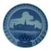 Royal Copenhagen mindeplatte i porcelæn Kronborg 1779-1929 nr 132 jubilæumsplakette - vintage