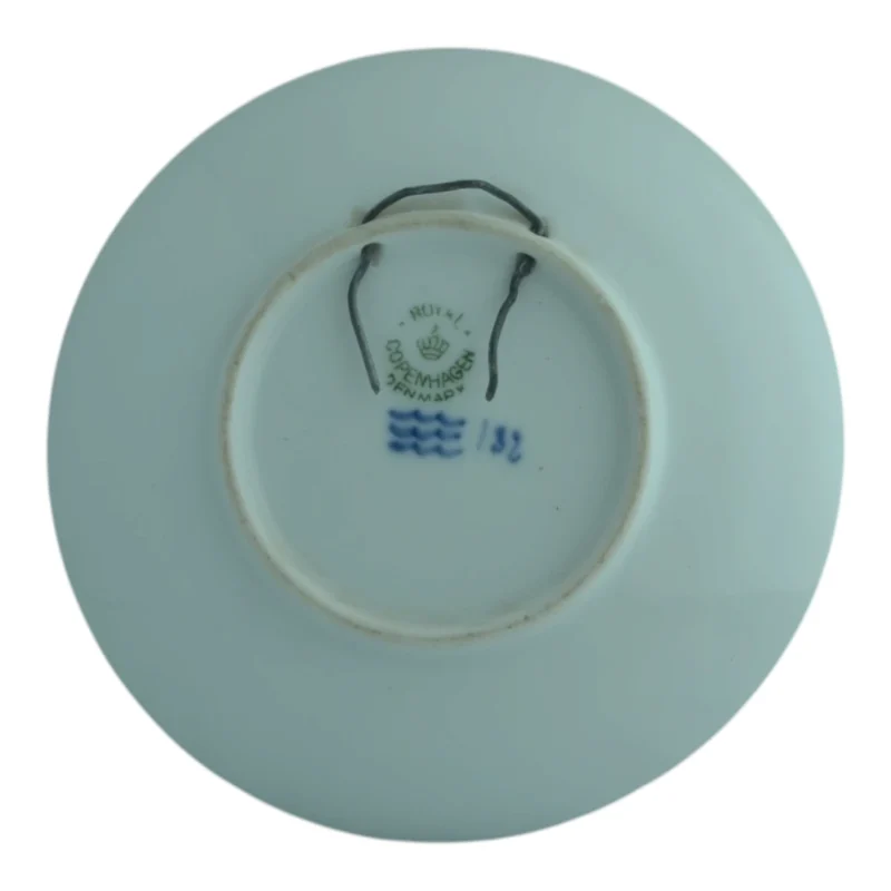 Royal Copenhagen mindeplatte i porcelæn Kronborg 1779-1929 nr 132 jubilæumsplakette - vintage-bagside