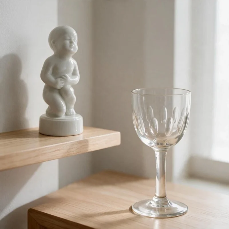 Holmegaard Murat - Portvinsglas - Fattigmands Derby - Olivenslib - 1900-1940